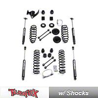 TeraFlex 3 in. Lift Kit w/Front Trackbar, Shocks (07-13 Wrangler JK 2 Door) - Teraflex 1251222