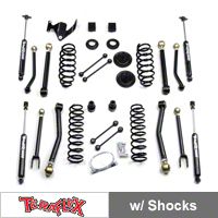 TeraFlex 3 in. Lift Kit w/Full FlexArm System, Shocks (07-13 Wrangler JK) - Teraflex 1451300
