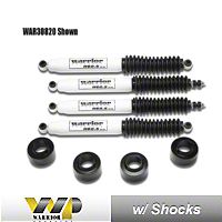 Warrior Products 2 in. Coil Spring Spacer Lift Kit w/Shocks (97-06 Wrangler TJ) - Warrior Products 30720