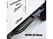 Rock Hard 4x4 Rock Sliders, Powder Coated (04-06 Wrangler TJ Unlimited) - Rock Hard 4x4 RH3001-UC