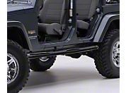 Smittybilt Sure Steps 3 in. Side Bar, Gloss Black (04-06 Wrangler TJ Unlimited) - Smittybilt JN47-S2B