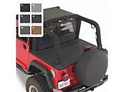Smittybilt Outback Wind Breaker, Charcoal Gray (87-06 Wrangler YJ & TJ) - Smittybilt 90011