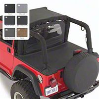 Smittybilt Outback Wind Breaker, Khaki Diamond (87-06 Wrangler YJ & TJ) - Smittybilt 90036