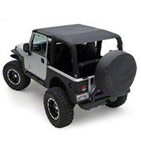 Smittybilt Extended Top, Black Diamond (10-13 Wrangler JK 2 Door) - Smittybilt 94235