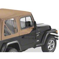 Bestop Upper Door Sliders for Factory Soft Top, Spice (97-06 Wrangler TJ) - Bestop 51787-37