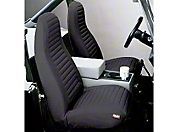 Bestop High-Back Bucket Seat Covers, Charcoal (92-94 Wrangler YJ) - Bestop 29224-09