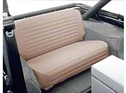 Bestop Rear Fold & Tumble Seat Cover, Tan (87-95 Wrangler YJ) - Bestop 29223-04