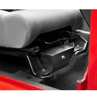 Bestop Underseat Lock Box, Passenger Seat, Black (07-13 Wrangler JK) - Bestop 42642-01