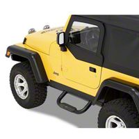 Bestop HighRock 4x4 Slider Step, Black (87-06 Wrangler YJ & TJ) - Bestop 49312-01