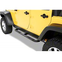 Bestop HighRock 4x4 Slider Step, Black (07-13 Wrangler JK 4 Door) - Bestop 49314-01