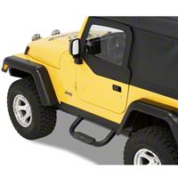 Bestop HighRock 4x4 Slider Step, Black (04-06 Wrangler TJ Unlimited) - Bestop 49315-01