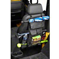 Bestop RoughRider Seat Back Organizer, Black Diamond (Universal Application) - Bestop 54132-35