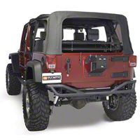 Olympic 4x4 Boa Rear Bumper, Rubicon Black (07-13 Wrangler JK) - Olympic 4x4 250-174
