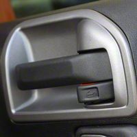 Rugged Ridge Silver Door Latch Trim (11-13 Wrangler JK) - Rugged Ridge 11157.2