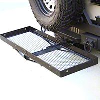 Rugged Ridge Receiver Hitch With Cargo Rack (07-13 Wrangler JK) - Rugged Ridge 11580.2