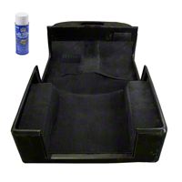 Rugged Ridge Deluxe Carpet Kit w/Adhesive, Black (97-06 Wrangler TJ) - Rugged Ridge 13696.01
