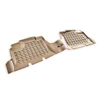 Rugged Ridge Rear Floor Liner, Tan (07-13 Wrangler JK 4 Door) - Rugged Ridge 13950.01