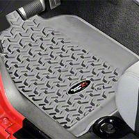 Rugged Ridge Front Floor Liners, Gray (07-13 Wrangler JK) - Rugged Ridge 14920.01
