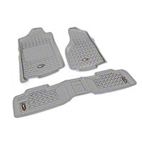 Rugged Ridge Floor Liner Kit, Gray (07-13 Wrangler JK 4 Door) - Rugged Ridge 14987.01