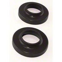 Rugged Ridge Coil Spring Isolators, Black (97-06 Wrangler TJ) - Rugged Ridge 1-1701BL