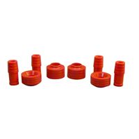 Rugged Ridge Coil Spring Spacer Kit, 1.75in. Red (97-06 Wrangler TJ) - Rugged Ridge 1-1705
