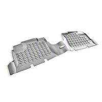 Rugged Ridge Rear Floor Liner, Tread Lightly, Gray (07-13 Wrangler JK 4 Door) - Rugged Ridge TL-14950.01
