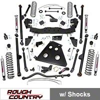 Rough Country 6in. X-Series Long Arm Suspension Lift System (07-13 Wrangler JK 4 Door) - Rough Country 789.22