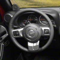 Rugged Ridge Steering Wheel Trim, Charcoal (11-13 Wrangler JK) - Rugged Ridge 11157.12
