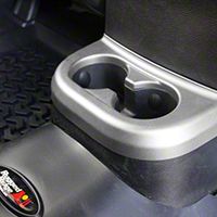 Rugged Ridge Center Cup Console, Charcoal, 2nd Row (11-13 Wrangler JK) - Rugged Ridge 11157.18