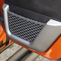Rugged Ridge Door Net Trim, Charcoal, 2nd Row (11-13 Wrangler JK) - Rugged Ridge 11157.22