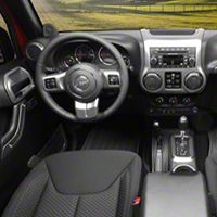 Rugged Ridge Interior Trim Accent Kit, Charcoal, Manual (11-13 Wrangler JK 2 Door) - Rugged Ridge 11157.9