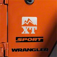 ExtremeTerrain Side Decal - Silver (87-13 Wrangler YJ, TJ, & JK) - AmericanMuscle Graphics J26002