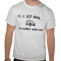 It's a Jeep Thing T-Shirt - White - XT Accessories TBD5