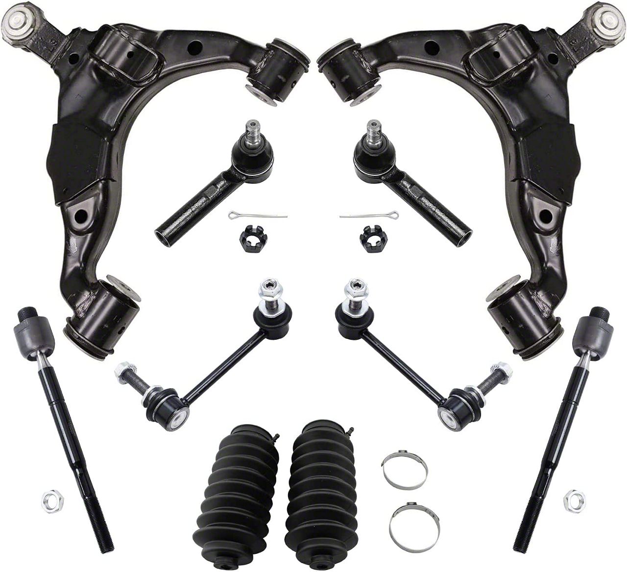 Toyota Runner Front Lower Control Arms With Sway Bar Links And Tie