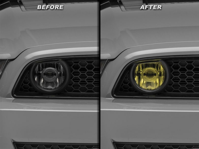 American Muscle Graphics Mustang Yellow Fog Light Tint 26338 (13-14 GT)