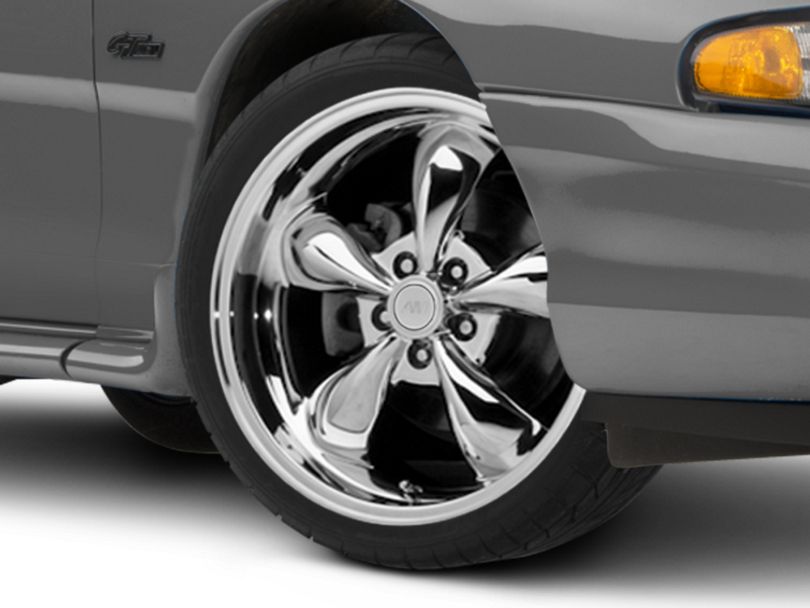 Mustang Deep Dish Bullitt Chrome Wheel - 19x8.5 (94-98 All)