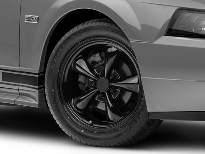 Mustang Bullitt Solid Black Wheel - 17x8 (99-04 All)