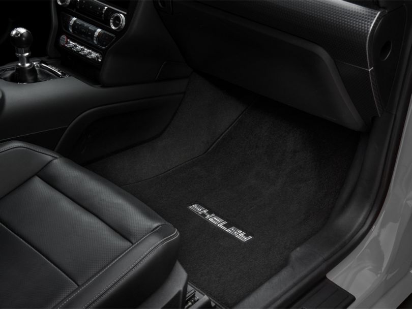 Lloyd Mustang Front & Rear Floor Mats w/ Shelby Logo Black S1174701