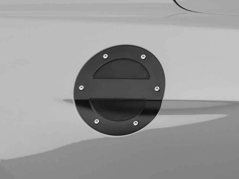 MMD Mustang Black Billet Aluminum Fuel Door 393165 (1520 All)
