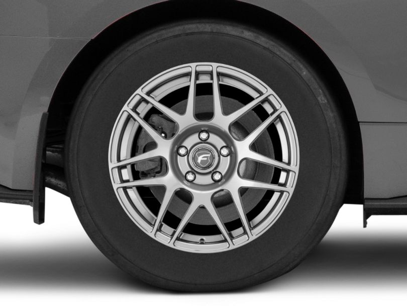 Forgestar Mustang F14 Drag Edition Gunmetal Wheel - 17x9.5 - Rear Only ...