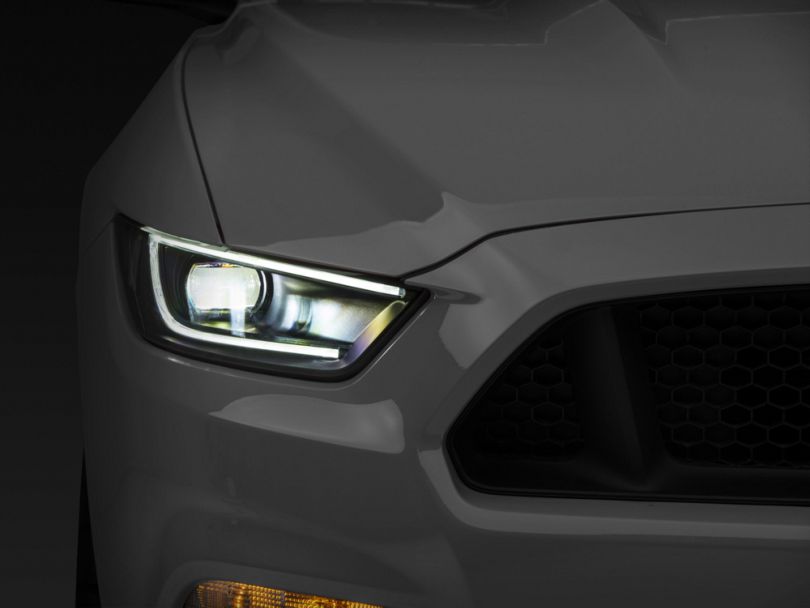 Raxiom Mustang Smoked LED Headlights 406011 (1517 All; 1820 GT350, GT500)