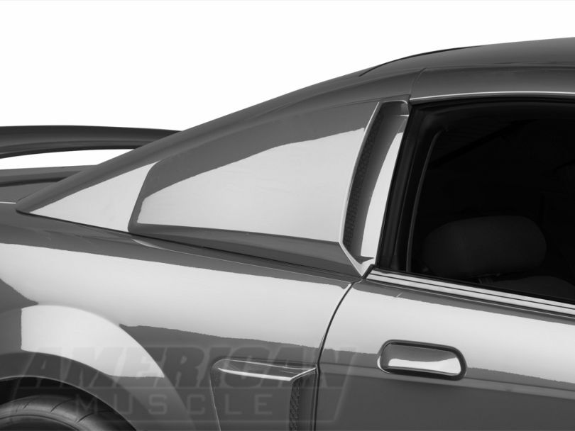 MMD Mustang Quarter Window Scoops Prepainted 71314 (9904 Coupe