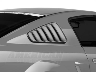 2008 mustang bullitt quarter window louvers