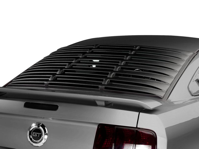 SpeedForm Mustang Rear Window Louvers Textured ABS 75000 (0514 Coupe)