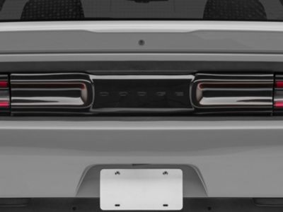 SpeedForm Rear Center Tail Light Cover; Smoked (15-23 Challenger)