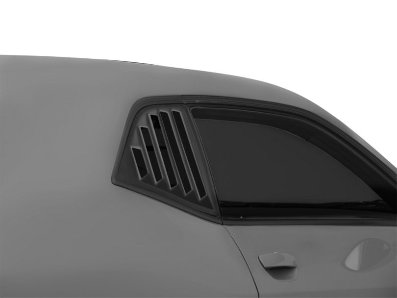 SpeedForm Challenger Quarter Window Louvers Matte Black CH3547 (0820