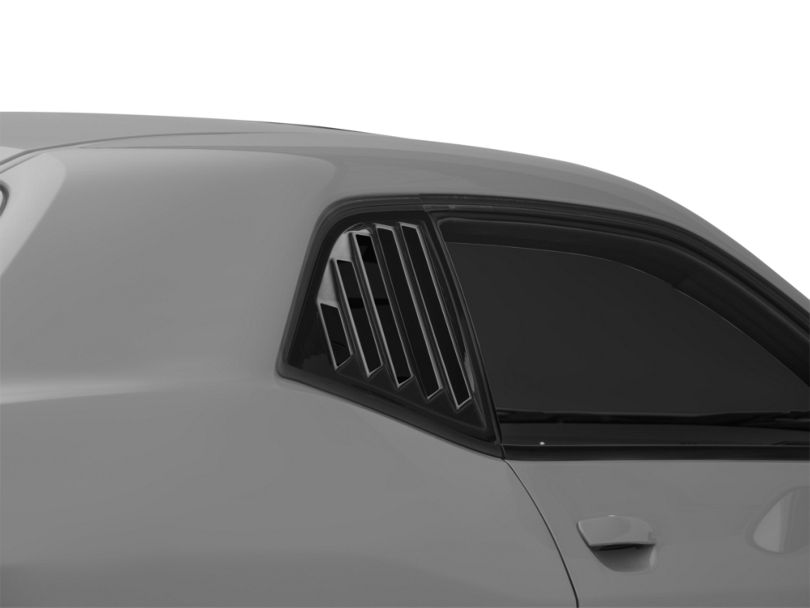 SpeedForm Challenger Quarter Window Louvers Gloss Black CH3548 (0820