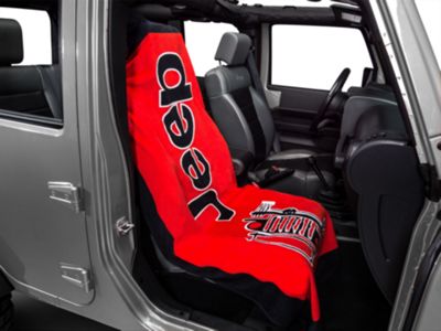 Jeep Wrangler Towel 2 Go Red 87 22 Yj Tj Jk Jl Free - 2007 Jeep Wrangler Towel Seat Covers