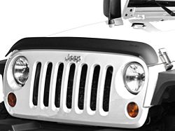 Rugged Ridge Hood Bug Deflector; Matte Black (07-18 Jeep Wrangler JK)