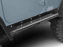 Barricade Rocker Guards with Steps (97-06 Jeep Wrangler TJ, Excluding Unlimited)
